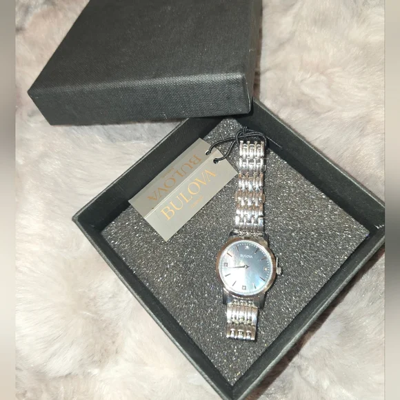 NWT Bulova Women\'s Classic Diamond Watch s-l400.jpg main image 4